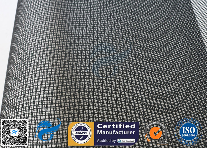 4*4 PTFE Coated Fiberglass Mesh Fabric 580GSM Black Tortilla Press Conveyor Belt