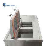 Two Tanks SUS304 Industrial Ultrasonic Parts Cleaner 38L With Cleaning Heating