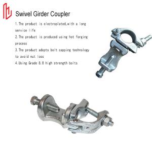 Wholesale Q235 British Swivel Girder Coupler BS1139 EN74 Standard Scaffolding Sleeve Coupler from china suppliers