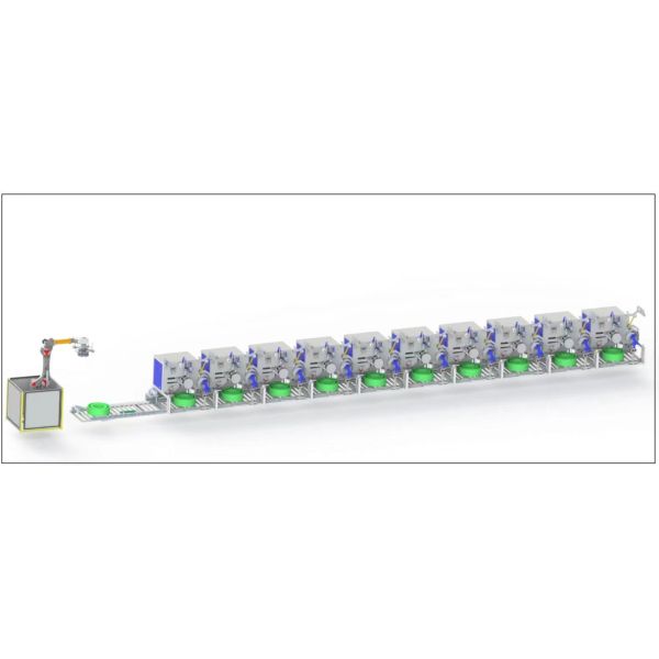 Robotic Palletizing PET Strap Winder with 80kg Capacity and Dual Servo Motor for Automatic Strap Winding