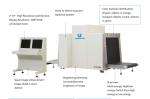 Dual View X Ray Luggage Scanner Screening Machine 300kg Conveyor