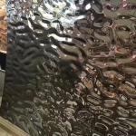 Wave Water Ripple Finish Stainless Steel Sheet Grade 304 With Mirror Gld Mirror