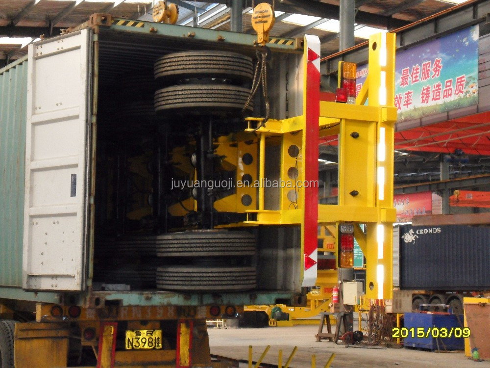 Fuwa Bpw Optional Axle 40 Feet 3 Axles Skeleton Semi Trailer for Container Transportation
