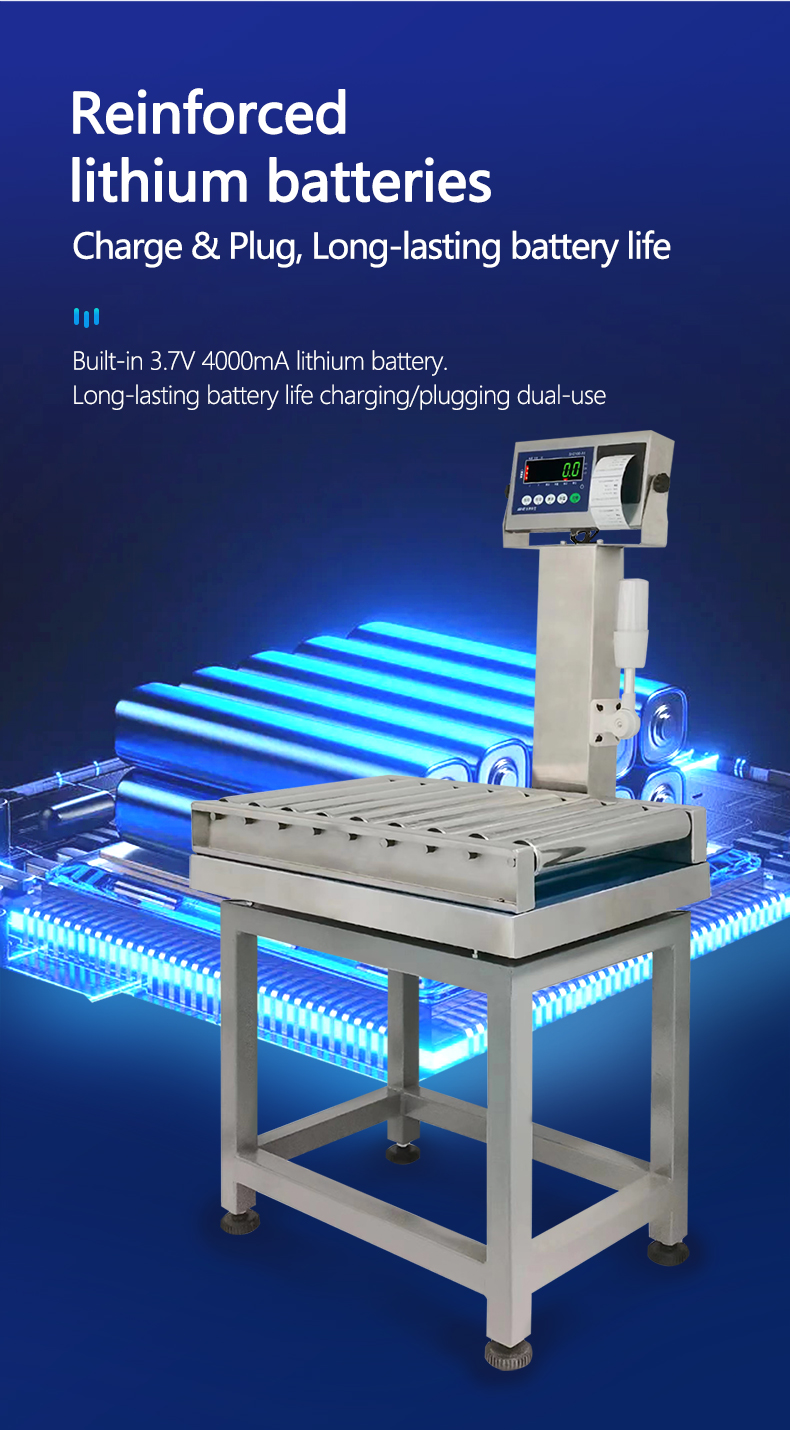 SOHE A1SP 60kg Stainless Steel LED Alarm Light Print Blood Food Weight Detection Machine