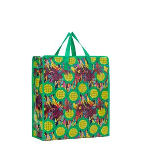 Wholesale Custom Woven Polypropylene Shopping Bags Eco Friendly Body Handles Customizable Print from china suppliers