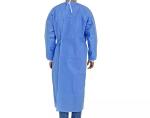 Waterproof Nonwoven SMS Disposable Gown With Knitted Cuff