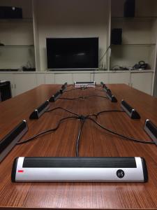 China 1.0W Power Consumption Conference Room Microphone System Full Digital Signal Transmission on sale