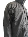 Stealth Black Military Parka - Detachable Thermal Liner & Utility Pockets
