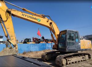 Wholesale Original Used Hyundai 215 Excavators 21 Ton Backhoe Mining Secondhand Digger for Construction from china suppliers