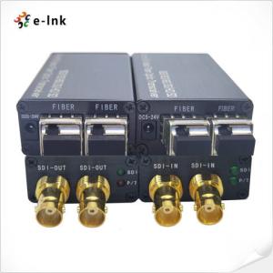 Wholesale Mini 24G SDI Fiber Converter With 2 Channel 12G SDI Video 2x12G SFP 1xLC Fiber from china suppliers