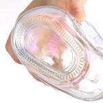 Round Shape Glass Bottle for Vodka Whisky Sherry High White 500ml 750ml