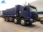 Howo 8x4 12 Wheels Heavy Duty Dump Truck 50 Tons Sand And Stone Loading