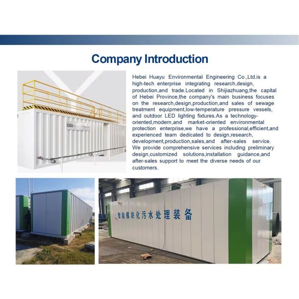 Sewage Treatment Equipment Customizable Industrial Effluent Treatment Plants