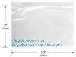 Biodegradable Slider Lock Bags, Compostable PLA Zipper Package, Corn Starch