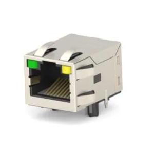 Wholesale 5-2337992-3 8P8C Industrial RJ45 Magnetic Jack 1X1 With LEDs from china suppliers