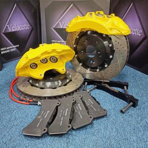 Wholesale V6 6 Pistons Performance Car Brake Calipers Fit With Slotted Disc 380mm Diameter from china suppliers