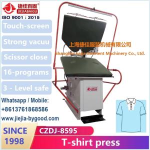 Wholesale Vertical T Shirt Automatic Steam Press Machine With Touch Screen PLC 50HZ from china suppliers