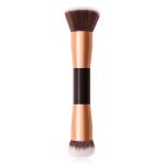 152cm Length ISO9001 Double Headed Makeup Brush Gold Handle Synthetic