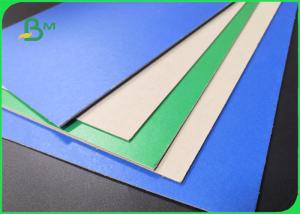Wholesale 1mm 1.2mm Green / Blue Covered Grey Paperboard For File Folders Laminated from china suppliers