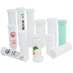 Food grade PP customized effervescent tablet empty bottle filling tube with flip