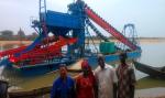 3200m3 Bucket Chain Dredger gold mining dredging machine river sand diamond