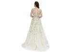 Middle Eastern Wedding Bridesmaid Dresses / Illusion Back Long Evening Gowns