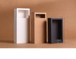 Foldable Sliding Rectangle Kraft Corrugated Boxes Gift Coffee Mug Shipping Boxes