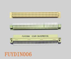 China Receptacle 3 rows 64P Right Angle Female Euro DIN 41612 R Type connector on sale