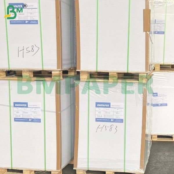 320gsm 330gsm Black Core C2S Glossy Art Paper Sheets for Cards