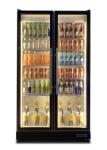 Fashion R404a Upright Beer Cooler Soft Drinks Display Wine Chiller