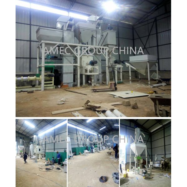 Complete Auto Floating Fish Feed Manufacturing Plant 0.5 - 2t/H Capacity