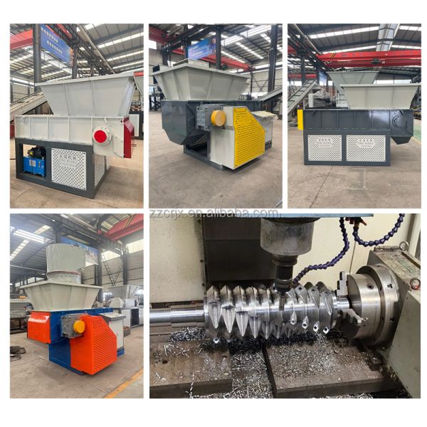 Hydraulic Single Shaft Shredder | Kitchen Waste / Biomass / Textile Old Clothes