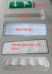 Battery Powered Waterproof Emergency Escape Lighting For Industrial , Wall