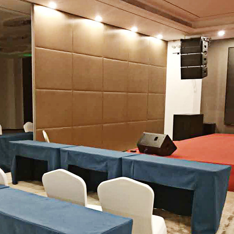Ebunge Office Decoration Room Partition Acoustical Room Dividers Operable Wood Sliding Folding Partition
