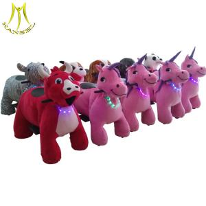 Wholesale Hansel electronic amusement toy battery operated ride on plush animal from china suppliers