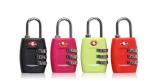 TSA digit lock &red lock PC material TSA travel lock& Fashion Design Tsa Luggage