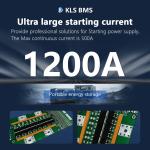 7s-16s 1200A High Current Battery Management System BMS For Electric Scooter /