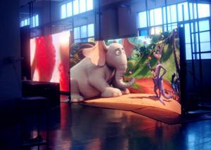 Wholesale SMD2724 Aluminum P4 LED Screen Indoor , Curved LED Display 6.15mm For Advertising from china suppliers