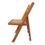 Solid Wood Cover Material Nordic Design Foldable Dining Chair for Restaurant