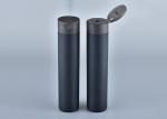 300ml HDPE Matte Black Plastic Cosmetic Bottles With Flip Top Cap