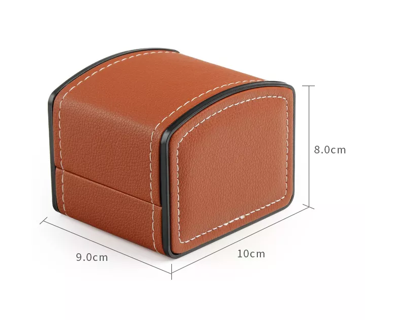 PU Leather Wrist Watch Boxes Packing Case 4c Offset Printing