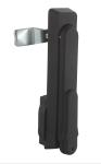 Handle Plane Cabinet Latch Lock Plastic Black 3 Point Panel Board Door Lock
