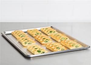 Wholesale RK Bakeware China Foodservice NSF Half Size 16 Gauge Aluminum baking Pan Bead Rim Stainless Steel Bun Pan from china suppliers
