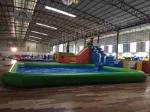 Amusement Park Slide Durable Inflatable Water Fun Special For Kids / Adults