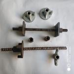 Sliver Golden Galvanized Round Plate Two Wings 420g Tie Rod Formwork Nuts
