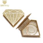 Diamond Shape False Eyelash Packaging Box Cosmetic Product Package With Blister