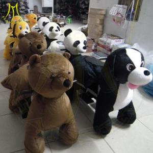 Wholesale Hansel battery coin operated electronic baby swing kidde ride cock park rides 4 wheel ride electric animal scooters from china suppliers