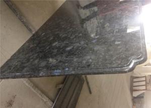 China Precision Prefab Kitchen Countertops Natural Volgua Blue Granite Slab on sale