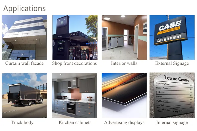 3D Fire Proof Aluminum Panels Eco-Conscious ACM For Decorative Wall And Ceiling Cladding