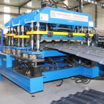 High Speed Step Tile Rolling Forming Making Machine Roof Sheet 0.5mm